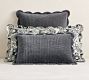 Velvet Scalloped Edge Reversible Quilted Sham