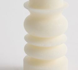 Marble Stone Figural Candle