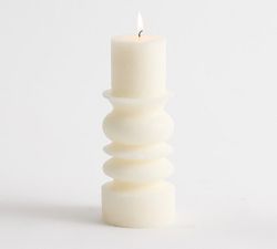 Marble Stone Figural Candle