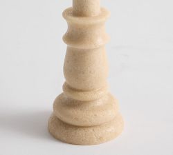 Marble Stone Figural Candle
