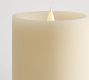 Vintage Washed Flameless Pillar Candle