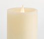 Vintage Washed Flameless Pillar Candle