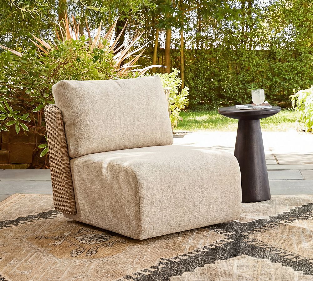 Mayana Outdoor Woven Swivel Chair by Pottery Barn