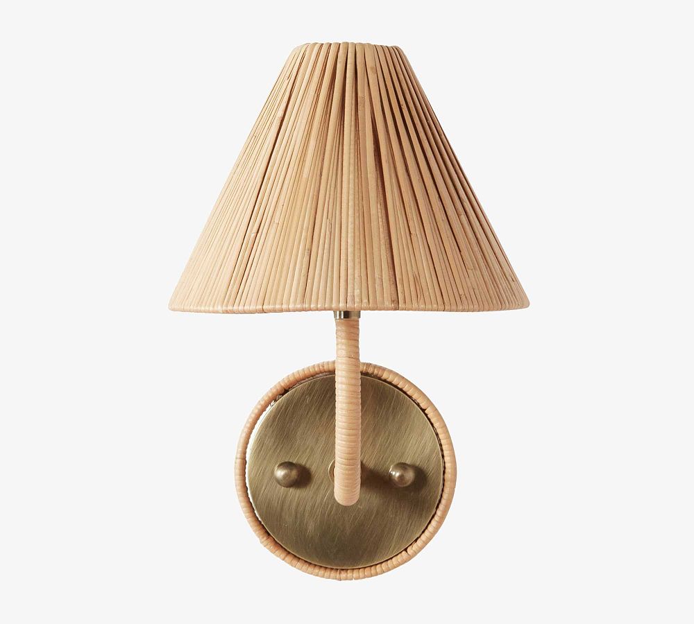 Dayna Rattan Sconce (11") by Pottery Barn