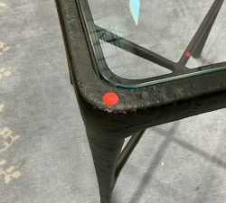 Open Box: Bodhi Square Metal End Table (20") - Bronze