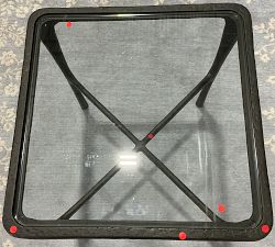 Open Box: Bodhi Square Metal End Table (20") - Bronze