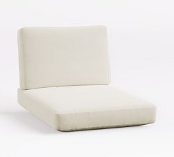 Open Box: Huntington Outdoor Slope-Arm Slim Swivel Lounge Chair Cushion Cover Only - Sunbrella® Natural