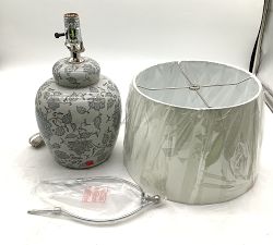 Open Box: Langley Petite Ceramic Table Lamp (18")