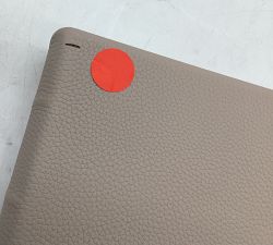 Open Box: Leather Bound Clear Pocket Photo Album, Large - Beechwood