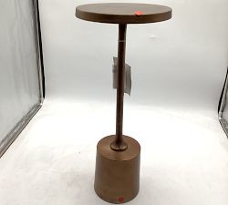 Open Box: Leo Round Metal Accent Table (10") - Gold