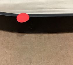 Open Box: Linden Oval Mirror (22"W x 33"H) - Matte Black