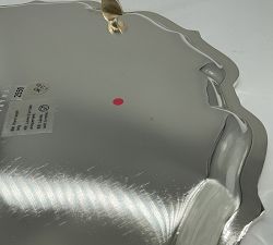Open Box: LoveShackFancy Footed Serving Tray - Antique Silver