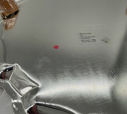Open Box: LoveShackFancy Footed Serving Tray - Antique Silver