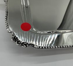 Open Box: LoveShackFancy Silver Decorative Tray, Small