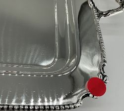Open Box: LoveShackFancy Silver Decorative Tray, Small
