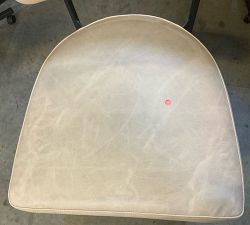 Open Box: Maison Leather Counter Stool (24") - Statesville Pebble, Antique Bronze