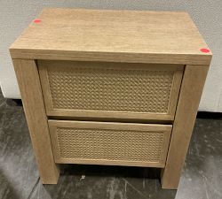 Open Box: Marina Cane Mini Nightstand (22") - Seadrift