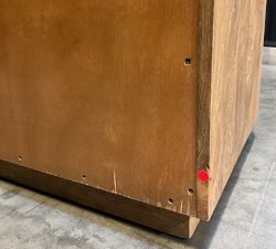 Open Box: Oakleigh Nightstand (25") - Heirloom Wheat, Traditional Hardware