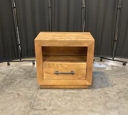 Open Box: Oakleigh Nightstand (25") - Heirloom Wheat, Traditional Hardware