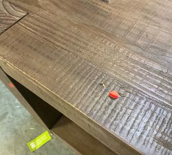 Open Box: Rockport Rectangular Reclaimed Wood Side Table (24") - Cocoa Brown