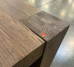 Open Box: Rockport Square Reclaimed Wood Coffee Table (44") - Cocoa Brown