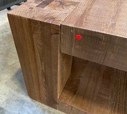 Open Box: Rockport Square Reclaimed Wood Coffee Table (44") - Cocoa Brown