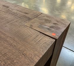 Open Box: Rockport Square Reclaimed Wood Coffee Table (44") - Cocoa Brown