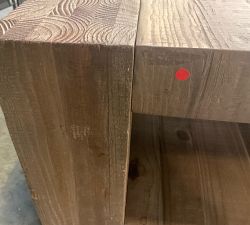Open Box: Rockport Square Reclaimed Wood Coffee Table (44") - Cocoa Brown