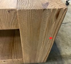 Open Box: Rockport Square Reclaimed Wood Coffee Table (44") - Cocoa Brown