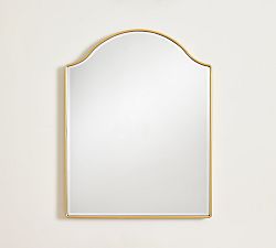 Open Box: Scarlett Rectangular Arch Mirror (27"W x 35"H) - Vintage Brass
