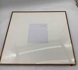 Open Box: Stowe Modern Metal Frame, 25" x 25" (8" x 10" Opening) - Brass