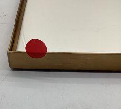 Open Box: Stowe Modern Metal Frame, 25" x 25" (8" x 10" Opening) - Brass