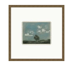 Open Box: Tiny Landscapes by Chelsea Fly, Print 4 (18" x 18") - Rustic Tan