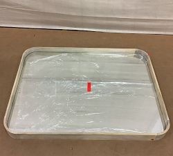 Open Box: Walker Mirror, Rectangle (30" x 40") - White Wash