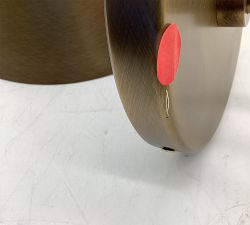 Open Box: Walker Triple Tapered Sconce (28") - Tumbled Brass