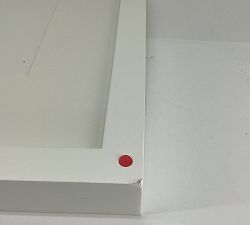 Open Box: Wood Gallery Frame, 16" x 20" (5" x 7", 11" x 14" Opening) - White