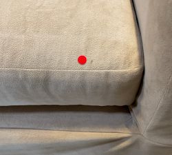 Open Box: York Slope Arm Deep Seat Replacement Slipcover, Sofa Slipcover 3x3 (81") - Performance Everydayvelvet™ Camel