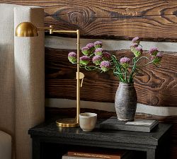 Sherman Metal Dome Articulating Task Table Lamp (22")