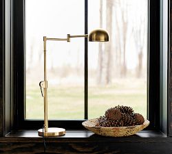 Sherman Metal Dome Articulating Task Table Lamp (22")