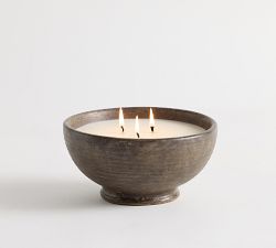 Rustic Brown Candle - Bergamot Cypress