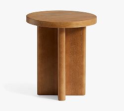Open Box: Cayman Round Side Table (18") - Antique Umber