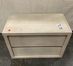 Open Box: Cayman Wide Nightstand (33") - Biscotti