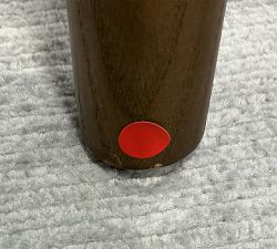 Open Box: Eaton Upholstered Counter Stool (27") - Alcala Wheat, Tan Oak