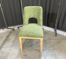 Open Box: Layton Open Back Dining Chair - Performance Everydayvelvet™ Fern, Seadrift