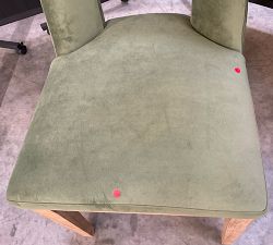 Open Box: Layton Open Back Dining Chair - Performance Everydayvelvet™ Fern, Seadrift
