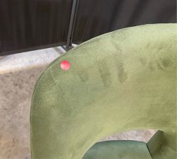 Open Box: Layton Open Back Dining Chair - Performance Everydayvelvet™ Fern, Seadrift
