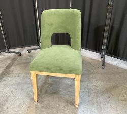Open Box: Layton Open Back Dining Chair - Performance Everydayvelvet™ Fern, Seadrift