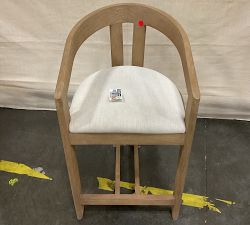 Open Box: Marin Counter Stool (25") - Performance Heathered Tweed Ivory, Seadrift