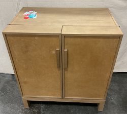 Open Box: Modern Heirloom Leather Bar Cabinet (36") - Seadrift