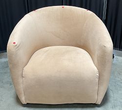 Open Box: Payton Swivel Chair - Performance Everydayvelvet™ Camel